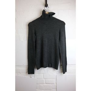 French Connection Women Grey Turtleneck Sweater S